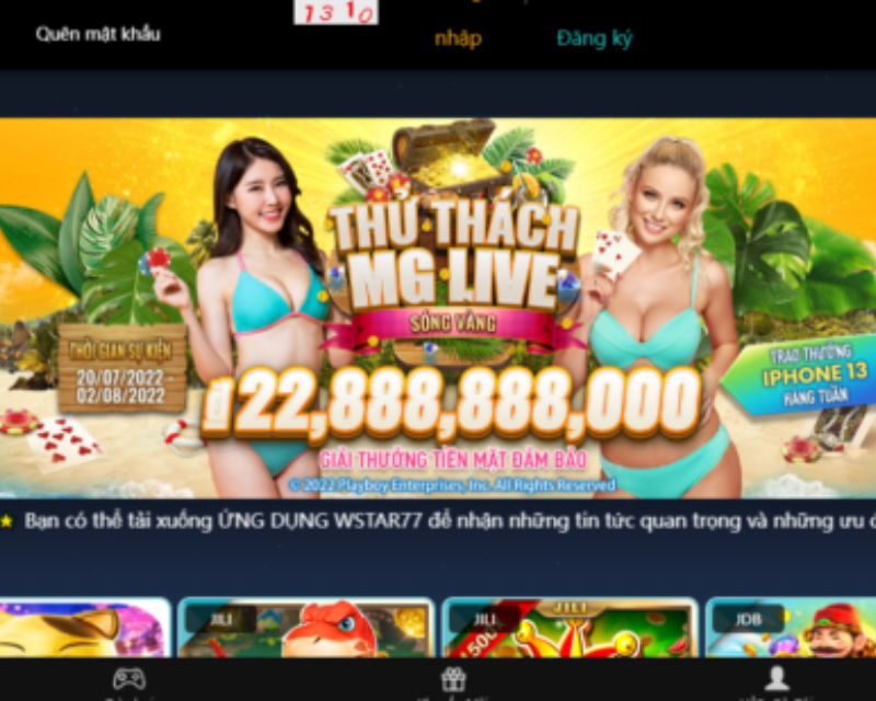 Game casino trực tuyến tại Wstar77