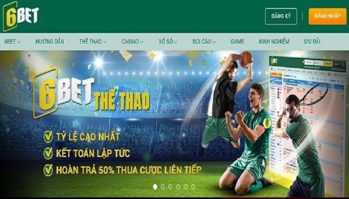 Cá độ thể thao tại 6Bet