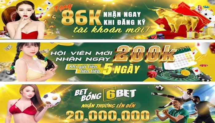 Khuyến mãi nhà cái 6Bet