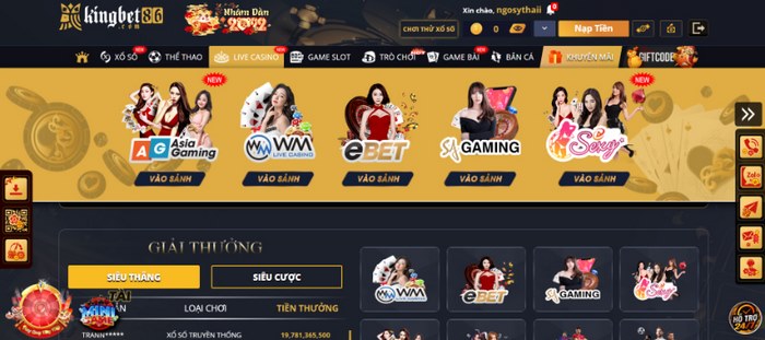 Live casino kingbet86