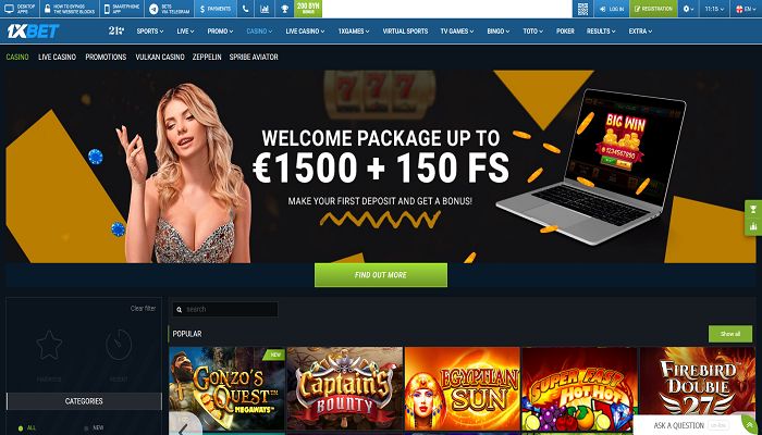 game casino tại 1xBet