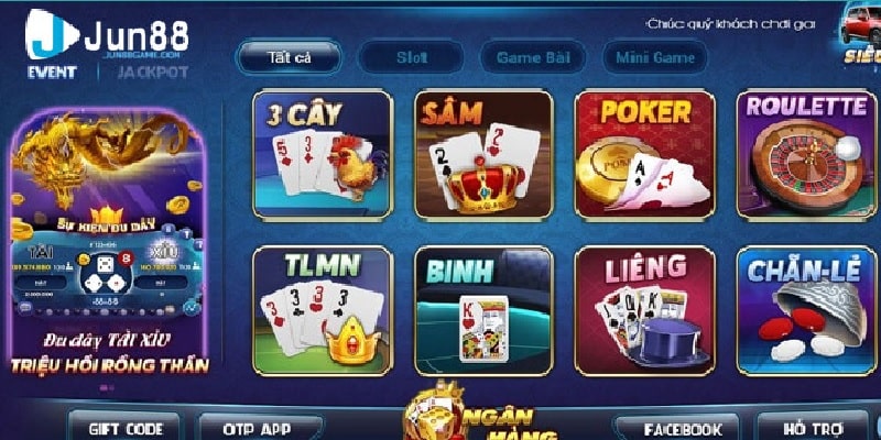 Mảng game bài thu hút nhiều người chơi tham gia nhất