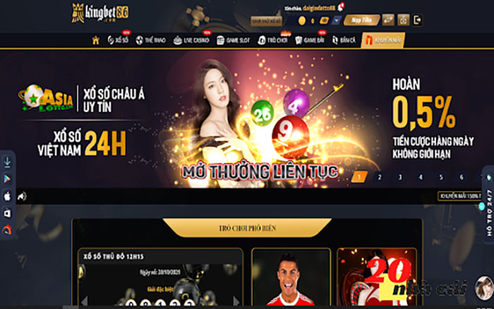 Xổ số online hấp dẫn tại Kingbet86