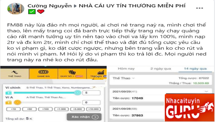 Fm88 bị tố lừa đảo