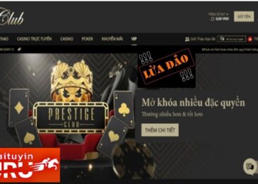 Mclub lừa đảo: Có bằng chứng từ xác thực phốt mclub