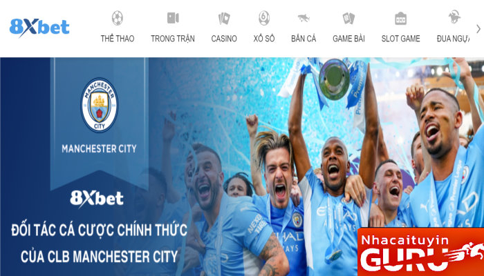 Nhà cái nào tài trợ manchester City 