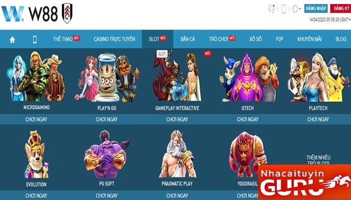 Web chơi game nổ hũ