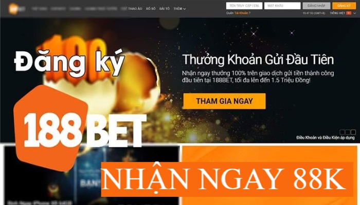 188bet tặng 88k