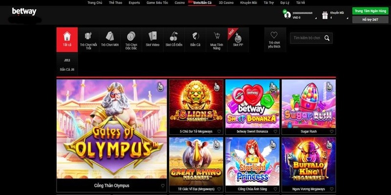 Betway khuyến mãi