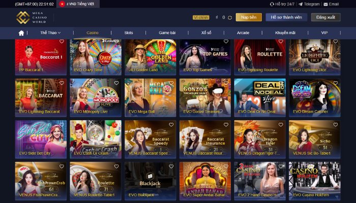 Mục Casimo MCW Casino