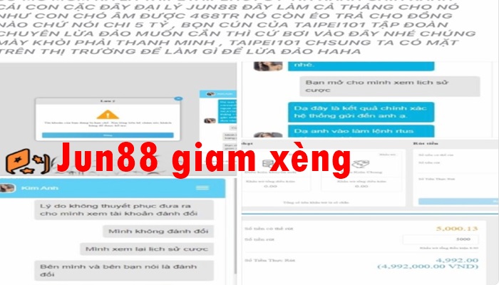 Phốt Jun88 lừa đảo