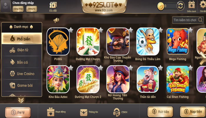 Sản phẩm 92Slot