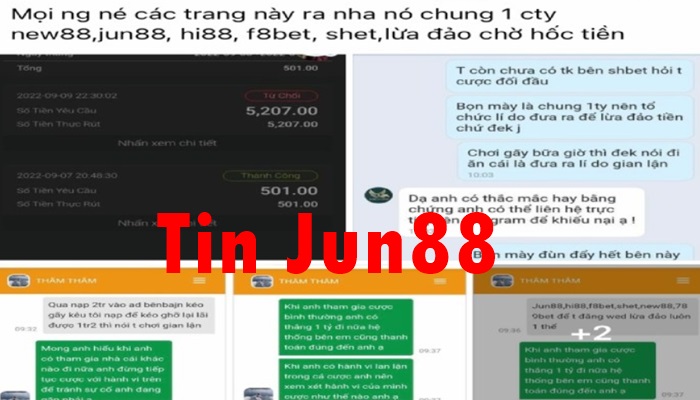 Tin Jun88 lừa đảo