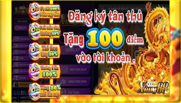 Xeng88 tặng 100k thể lệ